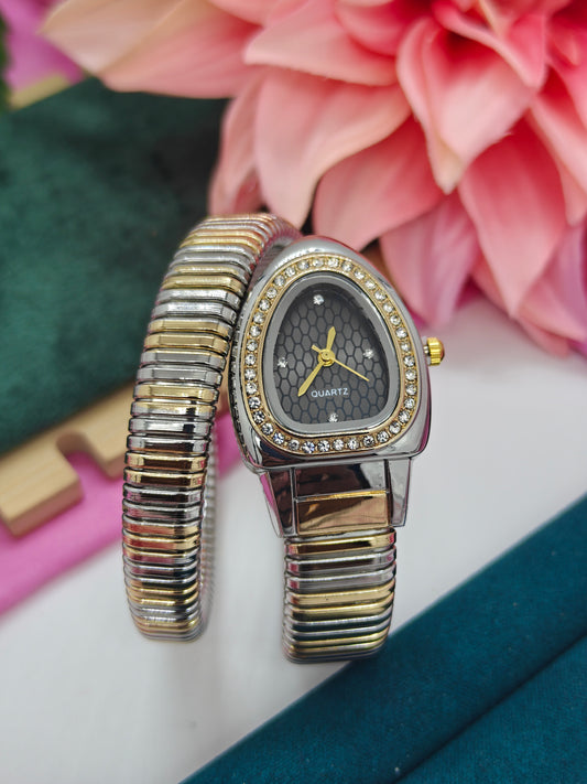 Anti Tarnish Spiral Watch #B412