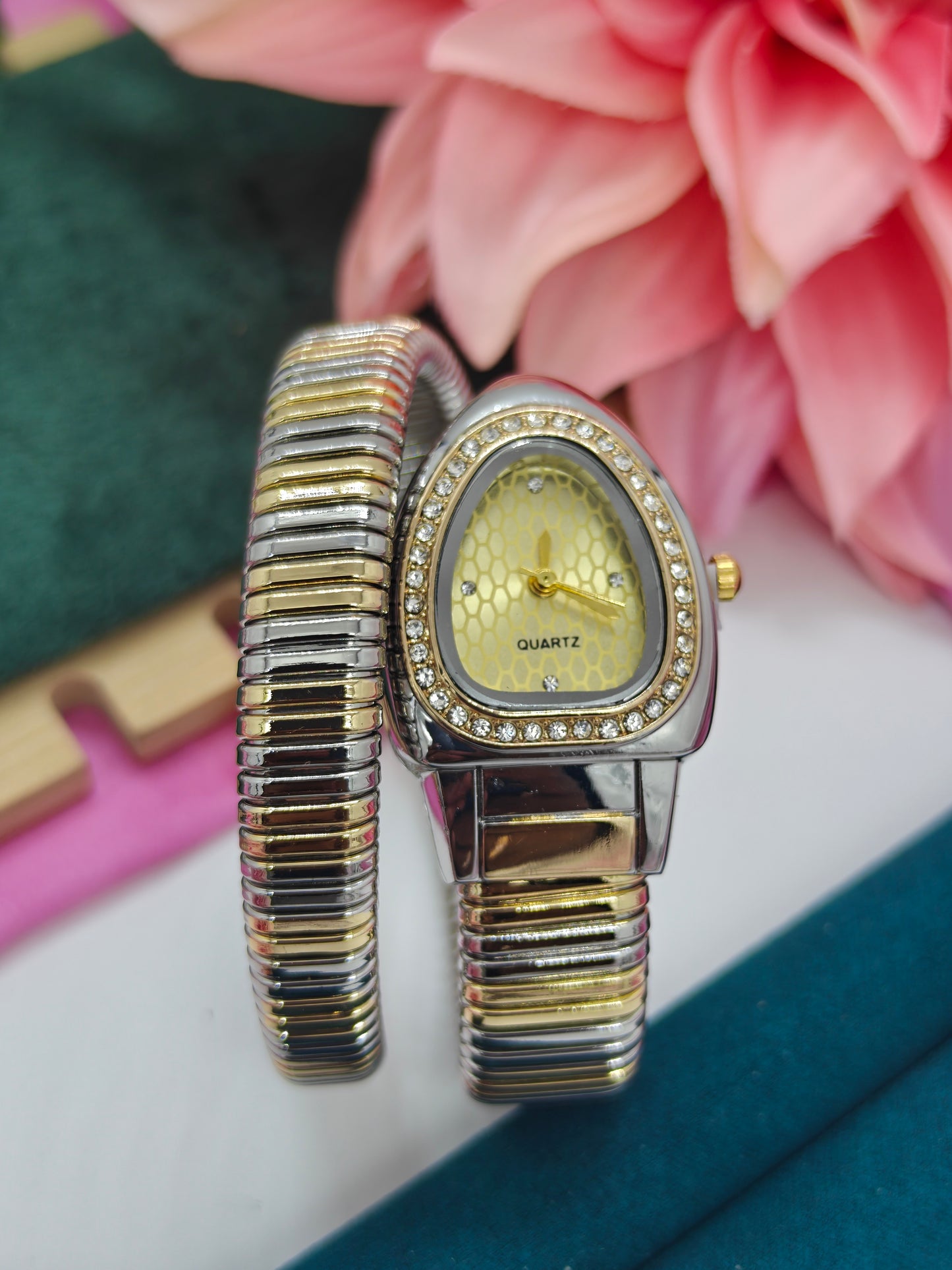 Anti Tarnish Spiral Watch #B413