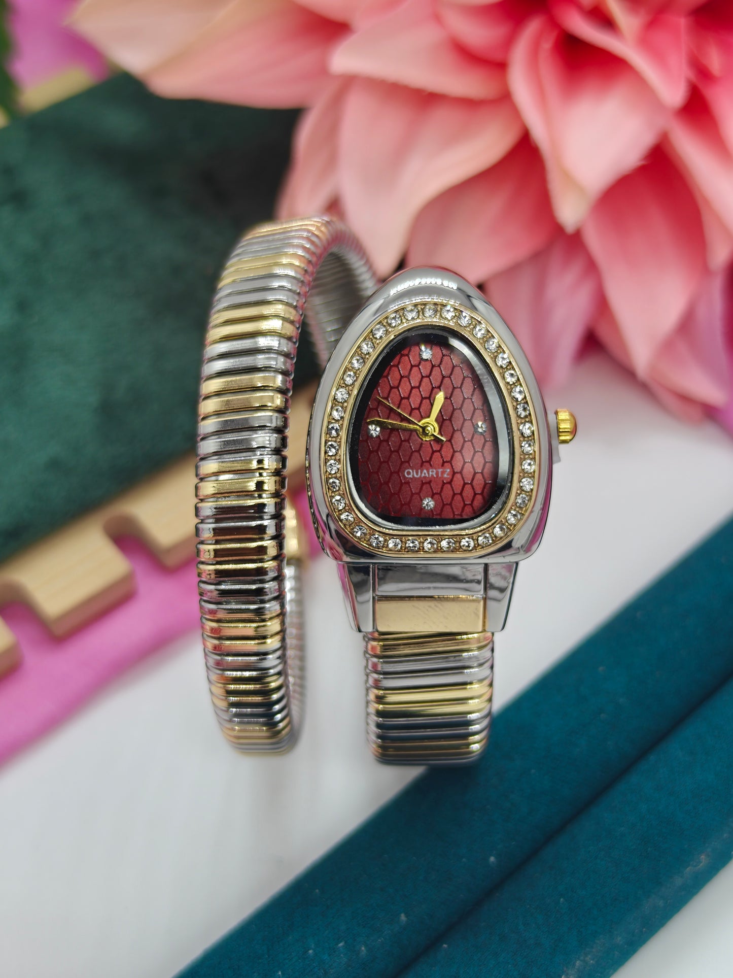 Anti Tarnish Spiral Watch #B414
