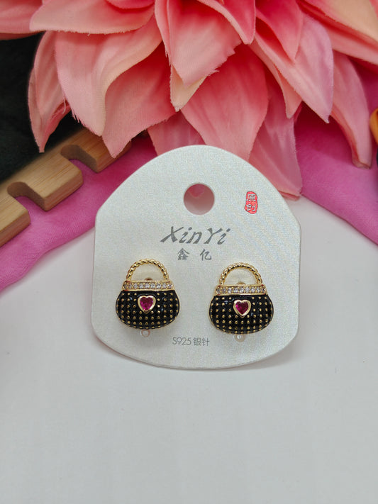 Quirky Earrings - Lock_N_Key - #QNE-210
