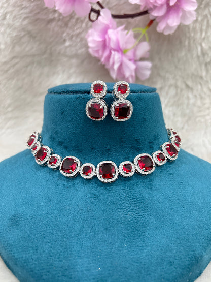 AD Choker Set #AD002 (Red)