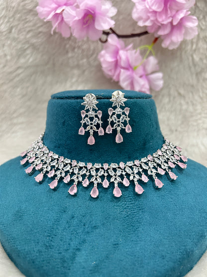 AD Choker Set #AD005 (Pink)