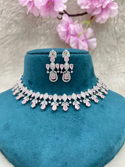 AD Choker Set #AD006 (Pink)