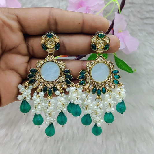 Earrings #E019 (Green)