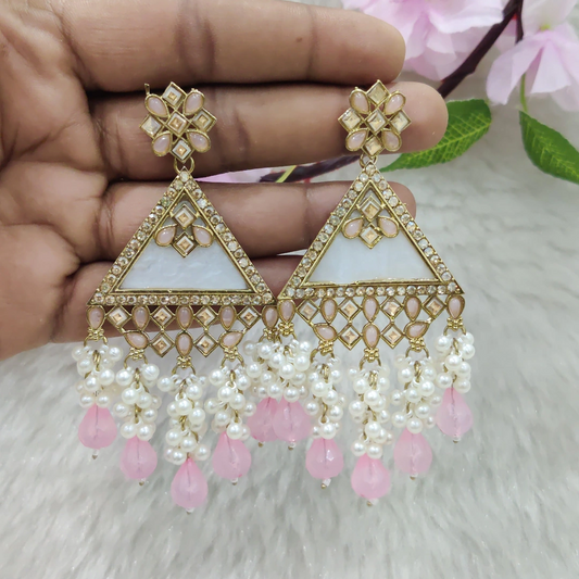 Earrings #E024 (Pink)