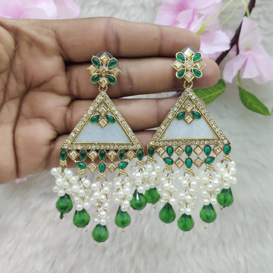 Earrings #E024 (Green)