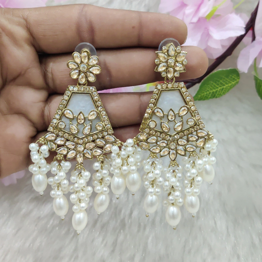 Earrings #E020 (White)