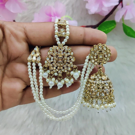 Earrings With Mangtika #E013