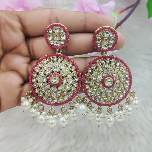 Earrings #E009 (Rani Pink)