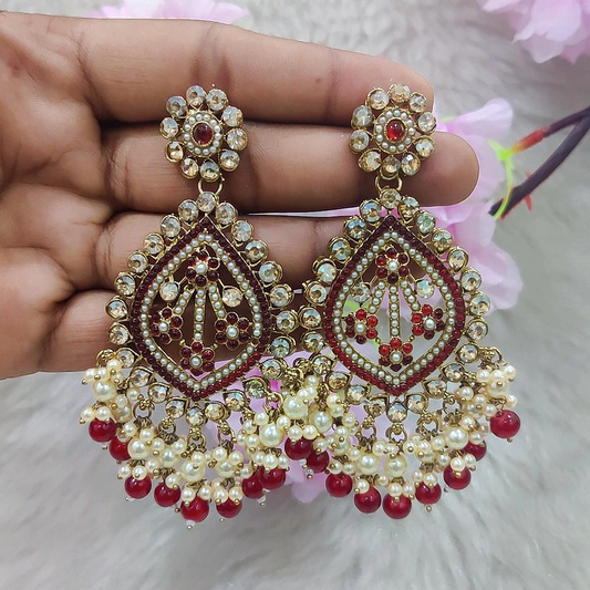 Earrings #E037 (Red)