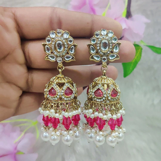 Earrings #E029 (Rani Pink)