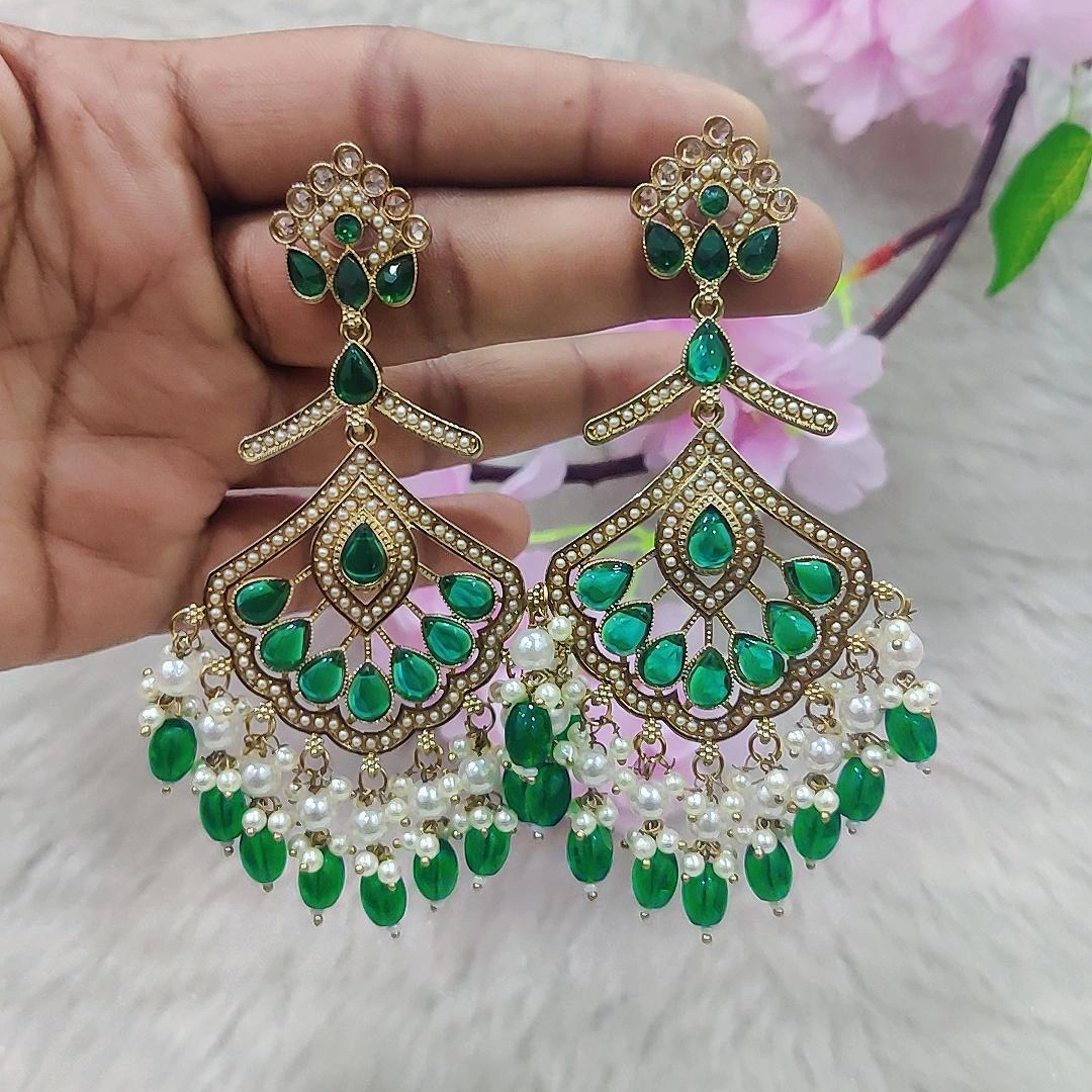 Earrings #E035 (Green)
