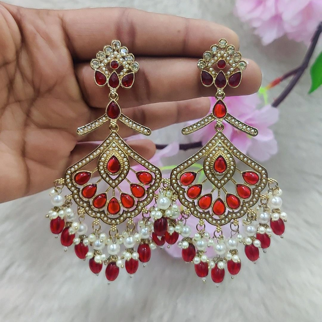 Earrings #E035 (Red)