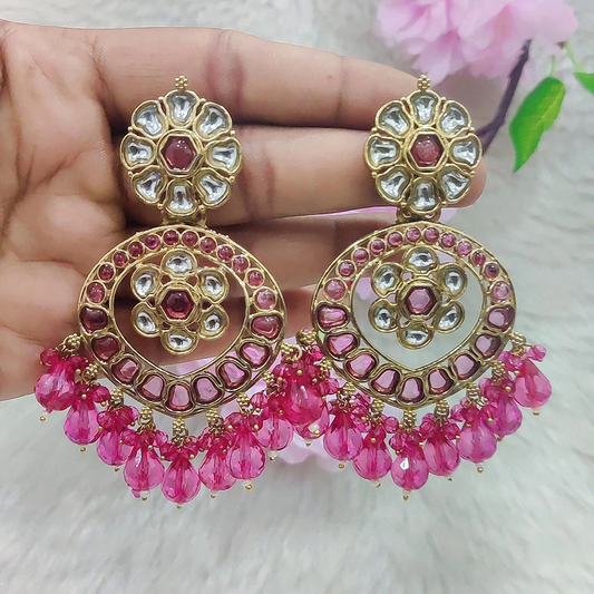 Earrings #E023 (Rani Pink)