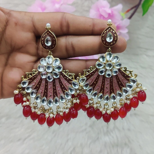 Earrings #E028 (Red.)