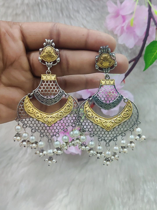 German Silver Earrings #P016