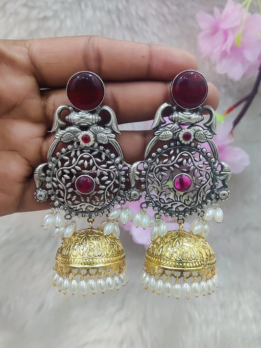 German Silver Earrings #P012
