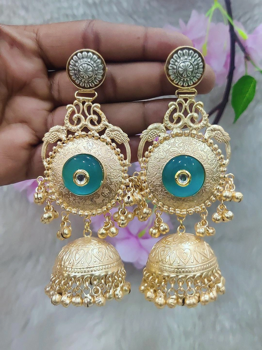 Brass Jhumki Earrings #P003