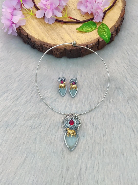 German Silver Necklace Set #N02