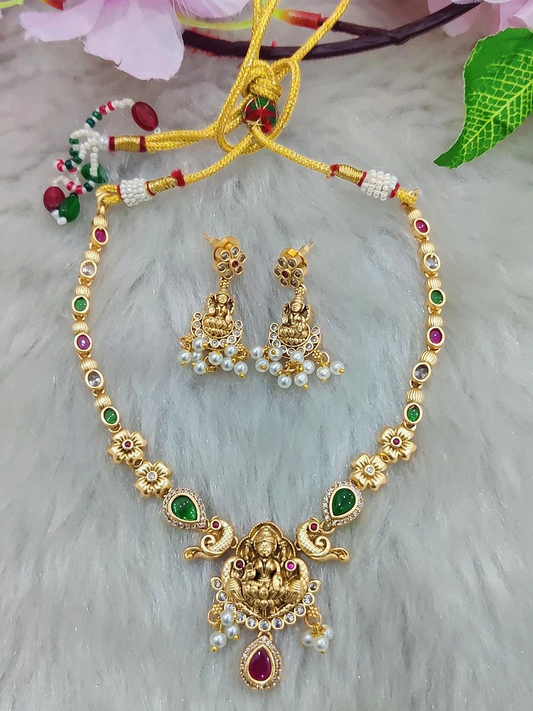 South Indian Temple Jewellery Set #N15