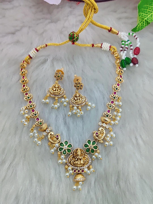 South Indian Temple Jewellery Set #N16