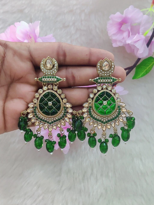 Earrings #E078 (Green)