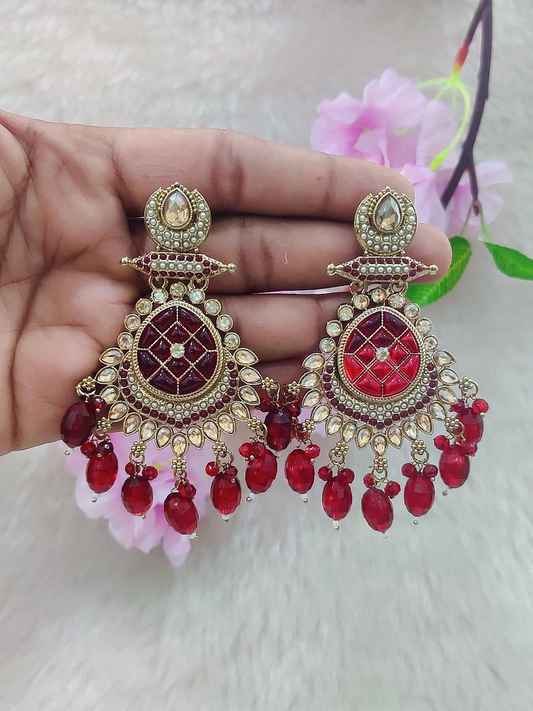 Earrings #E078 (Red)
