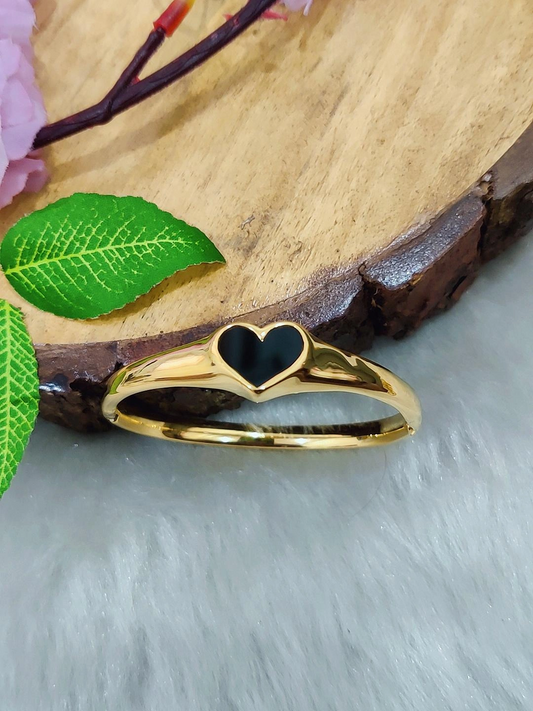 Anti Tarnish Bracelets #B90 - Black-Stone