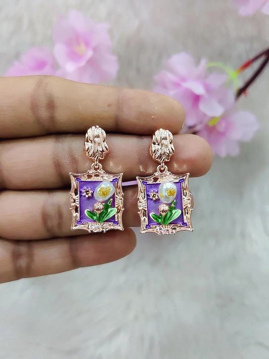 Floral Earrings #FE012 (Multi-4)