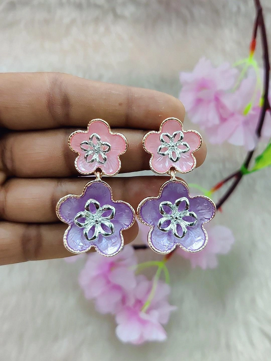 Floral Earrings #FE005 (Multi-1)