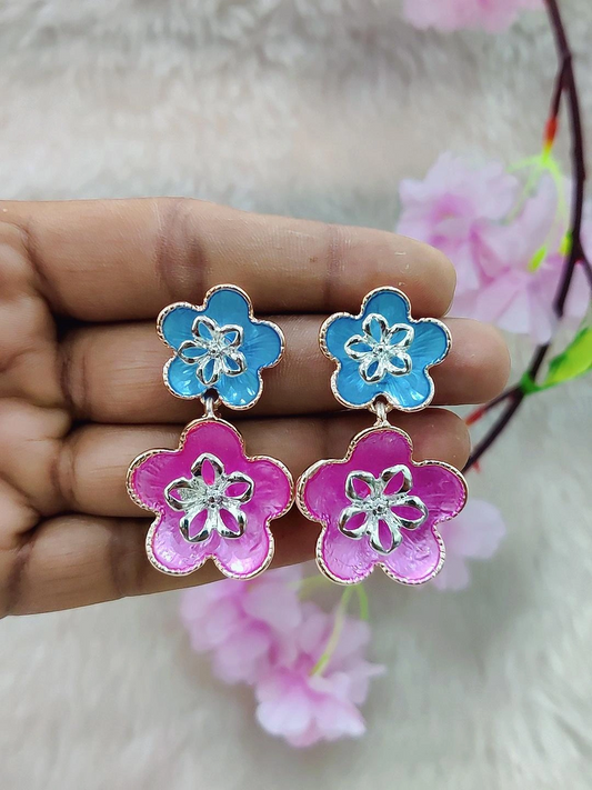 Floral Earrings #FE005 (Multi-3)