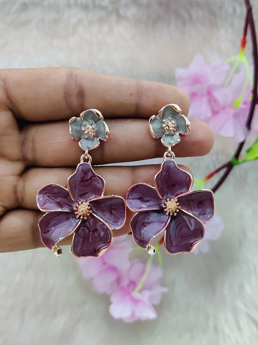 Floral Earrings #FE006-4