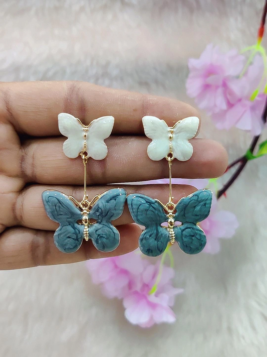 Butterfly Earrings #FE008 (Multi-3)