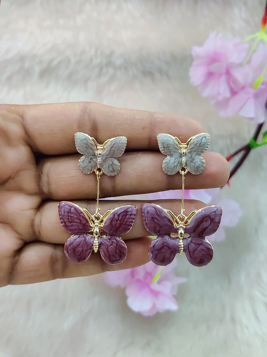 Butterfly Earrings #FE008 (Multi-4)
