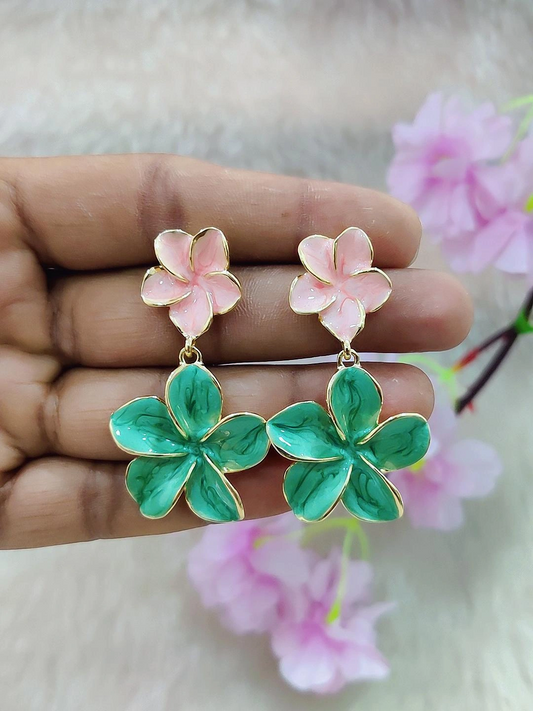 Floral Earrings #FE007 (Multi-1)