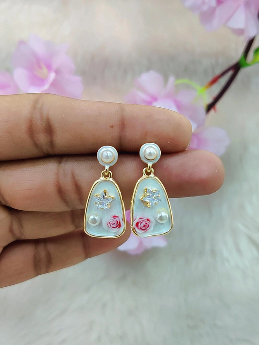 Floral Earrings #FE013 (Multi-1)