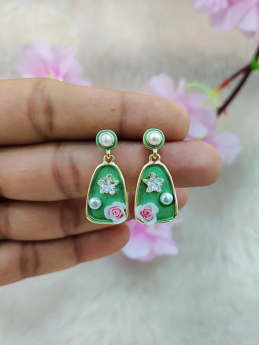 Floral Earrings #FE013 (Multi-4)
