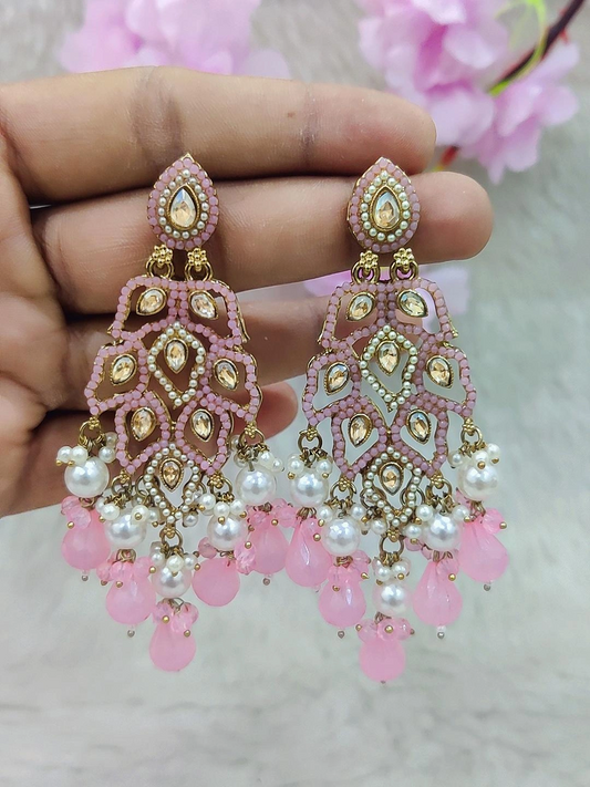 Earrings #E054 (Pink)