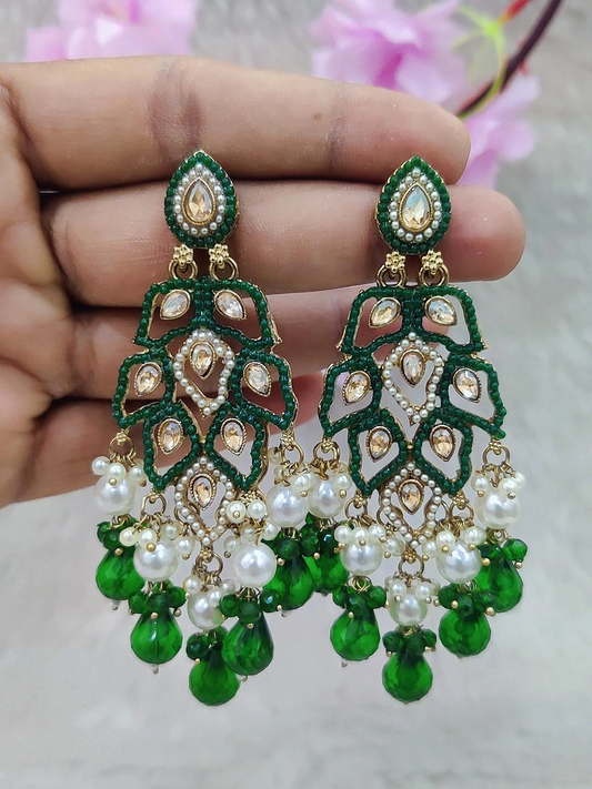 Earrings #E054 (Green)