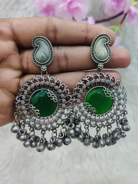 German Silver Earrings #GE035