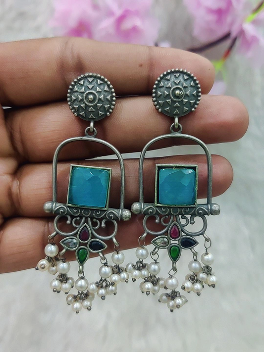 German Silver Earrings #GE037