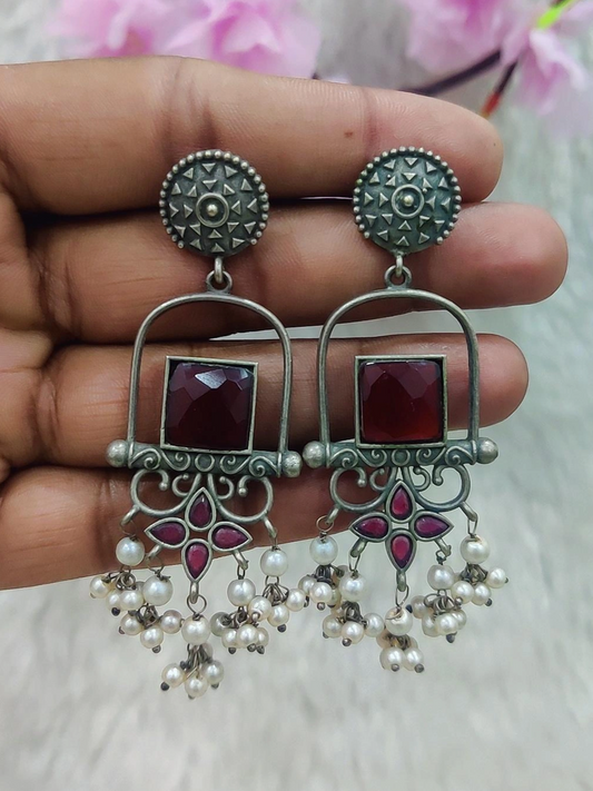 German Silver Earrings #GE038
