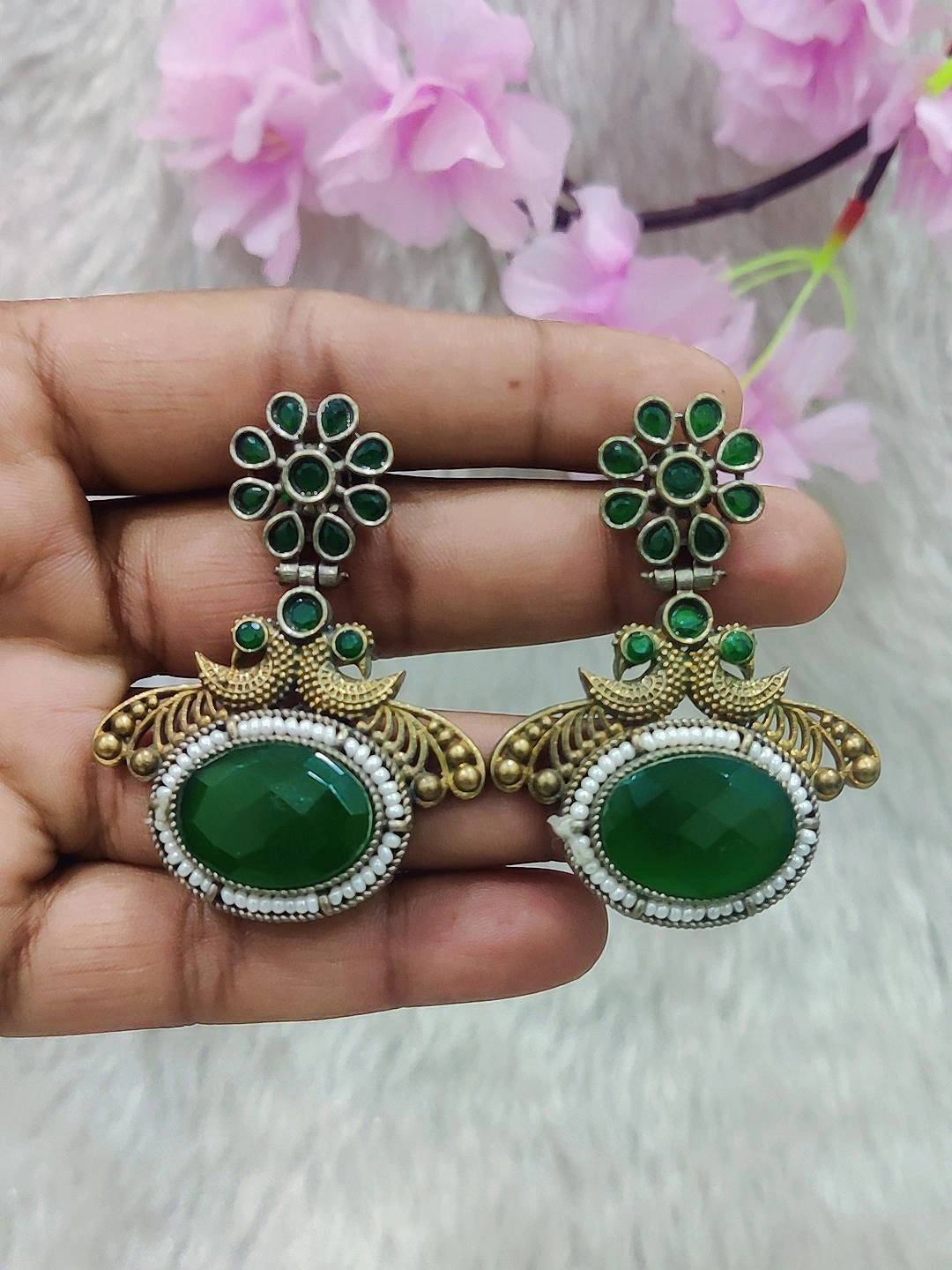 German Silver Earrings #GE041