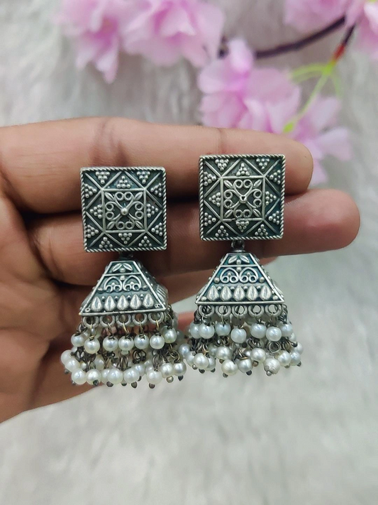 German Silver Earrings #GE043