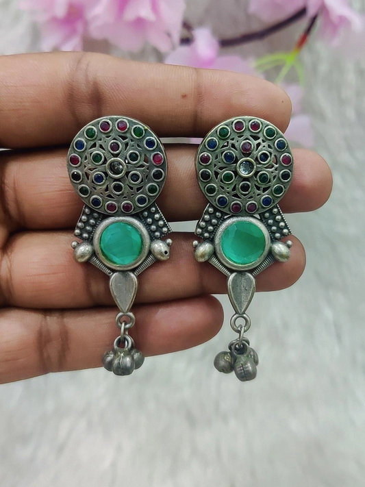 German Silver Earrings #GE049