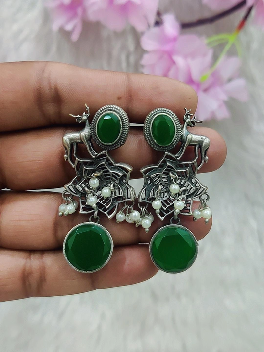 German Silver Earrings #GE052