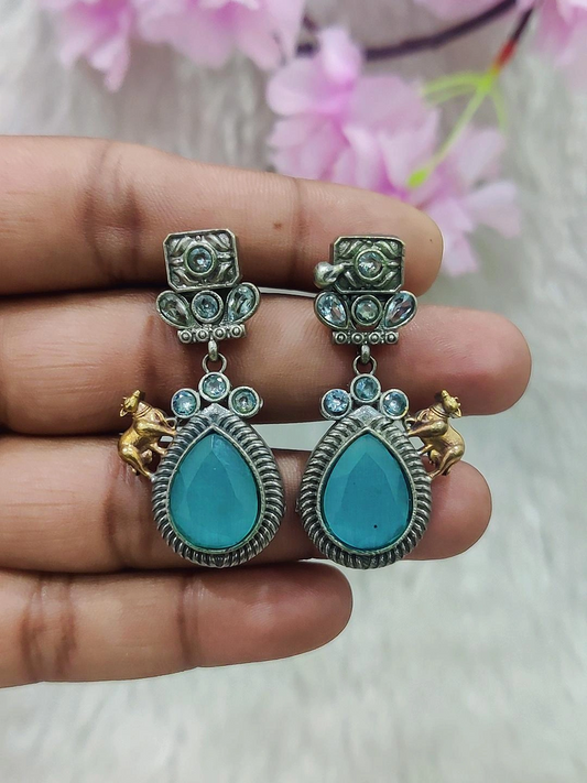 German Silver Earrings #GE053