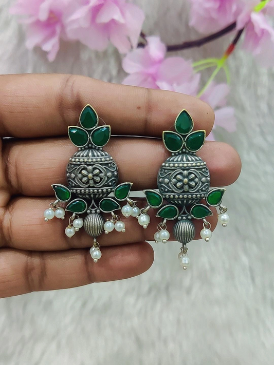 German Silver Earrings #GE054