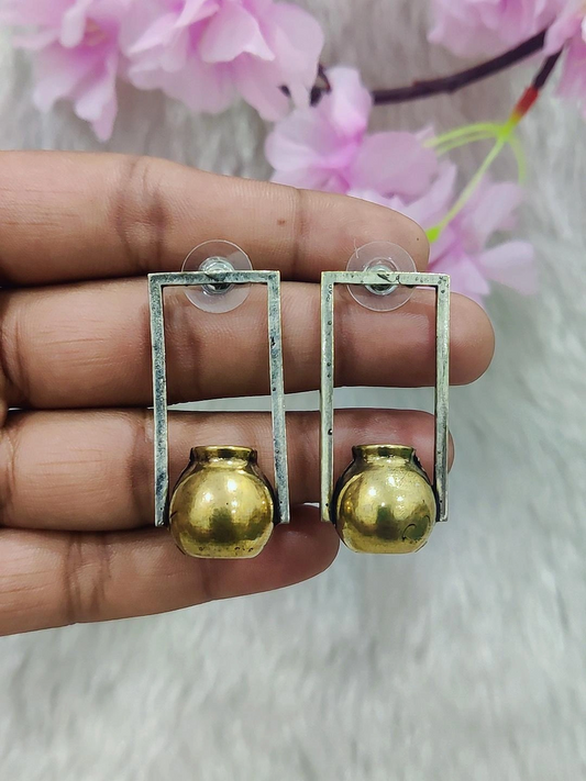 German Silver Earrings #GE055