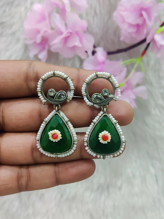German Silver Earrings #GE060
